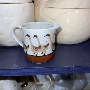 Vintage Shafford Porcelain Wild Game Creamer Goose Cup